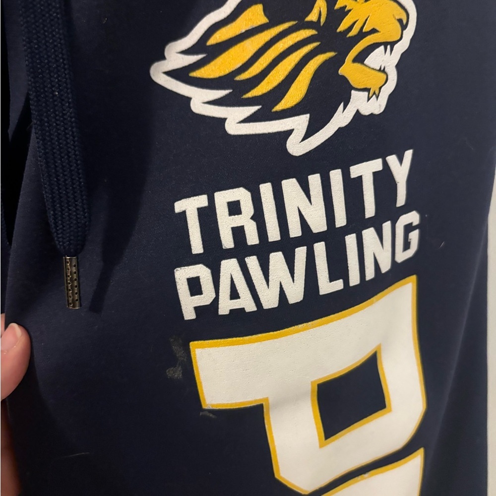 Under Armour Navy Sweatpants featuring Trinity Pawling Logo - Picture 2 of 5
